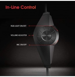 Jeecoo Xiberia USB Pro Gaming Headset for PC- 7.1 Surround Sound Headphones with Noise Cancelling Microphone- Memory Foam Ear Pads RGB Lights for Laptops Jeecoo Xiberia USB Pro Gaming Headset for PC- 7.1 Surround Sound Headphones with Noise Cancelling Microphone- Memory Foam Ear Pads RGB Lights for Laptops