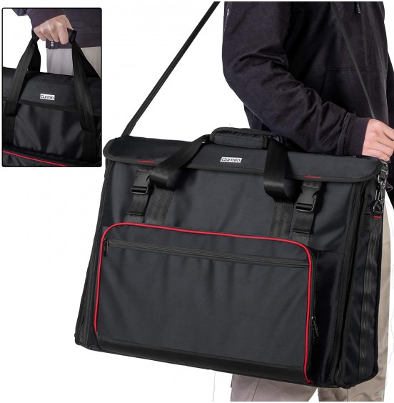 CURMIO Rolling Carrying Bag with Wheels Compatible with Apple iMac 27 inch Desktop Computer, Detachable Trolley Storage Case Compatible with iMac 27” Monitors and Accessories, Black (Patented Design) CURMIO Rolling Carrying Bag with Wheels Compatible with Apple iMac 27 inch Desktop Computer, Detachable Trolley Storage Case Compatible with iMac 27” Monitors and Accessories, Black (Patented Design)